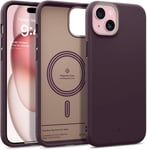 Nano Pop Mag Pour Phone 6.1" (2023) Coque [Magnétique] [Military Grade Drop Protection] Avec Des Motifs De Prise Latérale Coque Phone 6.1" (2023) - Burgundy Bean