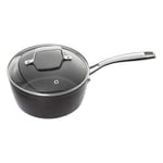 Stellar Rocktanium 20cm Saucepan With Glass Lid - Rock Hard Non-Stick Induction