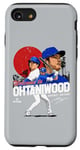 Coque pour iPhone SE (2020) / 7 / 8 Shohei Ohtani | Joueur MLB de baseball de Los Angeles | MLBOHT3006