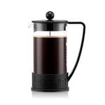 BODUM Brazil 3 Cup French Press Coffee Maker, Black, 0.35 l, 12 oz