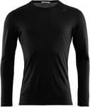 Aclima Lightwool 140 Undershirt LS  M's jet black S