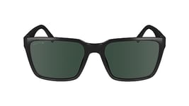 Lacoste Men's Sunglasses L6011S - Black with Solid Green Lens