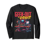 Geek-Out With Gadgets Techie Setup Long Sleeve T-Shirt