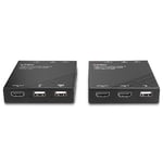 LINDY KVM Extender 120m Cat.6 HDMI 4K30 & USB