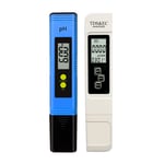 Csparkv - Bleu)Mètre de Test de qualité de l'eau tds ph ec Température 4 dans 1 Ensemble Testeur numérique avec Écran lcd Test pour Piscine, Aquarium