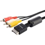 INSTEN® Câble Cordon Audio vidéo AV RCA Pour TV Console de Jeux Playstation 1/2/3, PS1/PS2/PS2 Slim/PS3/PS3 Slim