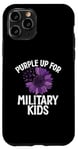 iPhone 11 Pro Purple Up For Military Kids Army Purple Military Child Case