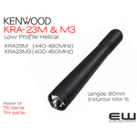 Kenwood UHF Antenne KRA-23M (440-490MHz) & KRA23M3 (400-450MHz) (NX-Serie & TK-Serie)