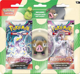 Pokémon TCG: Back to School Eraser Blister—Lechonk (1 Branded Eraser & 2 Booster Packs)