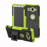 Sony Xperia XZ2 Compact      Heavy Duty Case    [Green]