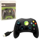 Manette Pad Joystick filaire 1,82m Pour Console Microsoft Xbox 1ère Génération, Noir