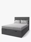 Koti Home Arun Upholstered Ottoman Storage Bed, King Size