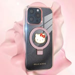 HELLO KITTY Coque  pour iPhone 15 Pro Max Pailletée Fonction Support Vidéo