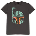 Star Wars Boba Fett Work Puzzle Helmet T-Shirt, Adults, S-XXL, Charcoal, Official Merchandise