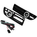 Car Angel Eyes LED Running Grilles Antibrouillard de Pare-Chocs pour Golf MK4 1998-2004