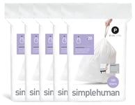 simplehuman 60L Code P Bin Liners - Pack of 100