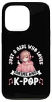 iPhone 13 Pro Just a Girl Who Loves Anime and K-Pop Anime Merch Japanese Case