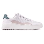 K-Swiss Mens Cannoncourt Trainers - White Leather - Size UK 8