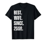 Best Wife Since 2009 15 Year Anniversary Womens Top T-Shirt