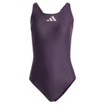 adidas Maillot de Bain 3 Barres pour Femme, 66 cm, Noir, Noir, 54