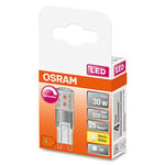 OSRAM Lampe LED PIN dimmable avec culot G9, blanc chaud (2700K), 350 lumens, verre clair, multi-pack