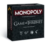 Monopoly Game of Thrones Collector's Edition - Peli suositulle 6-pelaajan sarjalle