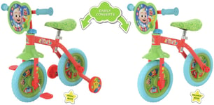 Cocomelon CoComelon 2-in-1 10 Inch Wheel Size Training Bike