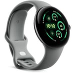 Google Pixel Watch 3 Bluetooth/Wi-Fi 45mm Aluminum case [ Hazel Active Band - Matte Hazel ]