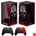 COD Ghost XBOX SERIES X Skin Decal Vinyl Sticker Wrap