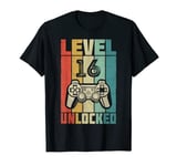 Level 16 Unlocked Anniversary 16th Wedding T-Shirt