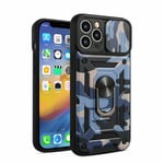 Case For iPhone 13 Mini in Sea Blue Hybrid Armoured Cover Shockproof