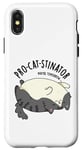 iPhone X/XS Pro-cat-stinator Funny Cat Pun Case