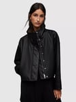 AllSaints Ryder Leather Jacket, Black