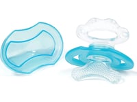 Babyono 1008/01-Silicone-Tätter För Baby T-Blue