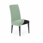 SOFASKINS® Lot de 2 Housses de chaises de Salle à Manger Super élastiques, Design Exclusif, Respirantes et durables, Housses de chaises avec Dossier Facile à Installer, 40-60 cm, Turquoise