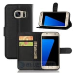 Samsung Galaxy S7 Pu Wallet Case [Black]