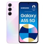 Smartphone Samsung Galaxy A55 6,6" 5G Nano SIM 256 Go Lilas