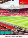 Virgin Experience Days Digital Voucher Manchester United Football Club Stadium Tour With Meal In The Red Caf&Eacute; For Two