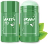 2x 2 Pack Green Tea Cleansing Mask Stick, Blackhead Remover Mask Stick Green Tea