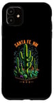 Coque pour iPhone 11 Santa Fe, NM, USA Cactus Desert Scène Design