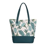 Eco Right Sac à Main Femme Tendance, Sac Cabas Femme | Grand sac fourre-tout en toile de étanche coton organique avec fermeture éclair | Sac de plage, sac bandoulière femme