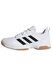 adidas Women's Ligra 7 Indoor Handball Shoe, FTWR White/core Black/FTWR White, 9 UK