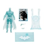 McFarlane 64387182 Figurine Batman Frostbite Congelé DC Rebirth, de DC Multiverse, Gold Edition, avec Accessoires, articulée en 22 Points, Mesure 18 cm, pour collectionneurs, Bizak