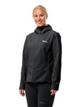 Jack Wolfskin Bornberg Sweat à Capuche W Veste Softshell Blouson, Noir, XS Femme