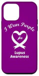 Coque pour iPhone 12 mini I Wear Purple For Lupus Awareness Support familial