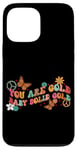 iPhone 13 Pro Max You Are Gold Baby Solid Gold Retro Vibes Case