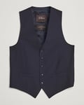 Oscar Jacobson Carlo Wool Waistcoat Navy