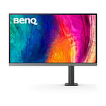 BenQ PD2706UA 27-inch Ergo Arm 4K Monitor, 90W USB-C, UHD, P3, DisplayHDR 400, IPS, Factory-Calibrated, DualView, Darkroom mode, Animation Mode, CAD/CAM Mode, ePaper Mode, Hotkey Puck G2, KVM