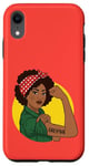 Coque pour iPhone XR Chemise noire Incassable Melanin Girl Power