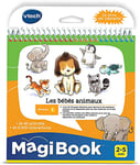 VTech - MagiBook, Livre Éducatif Enfant Niveau 1 Les Bébés Animaux, Pages Illustrées et Interactives, Cadeau Garçon et Fille de 2 Ans à 5 Ans - Contenu en Français
